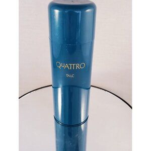 Vintage Mary Kay Quattro Talc for Men 3oz – Classic Blue Container NOS